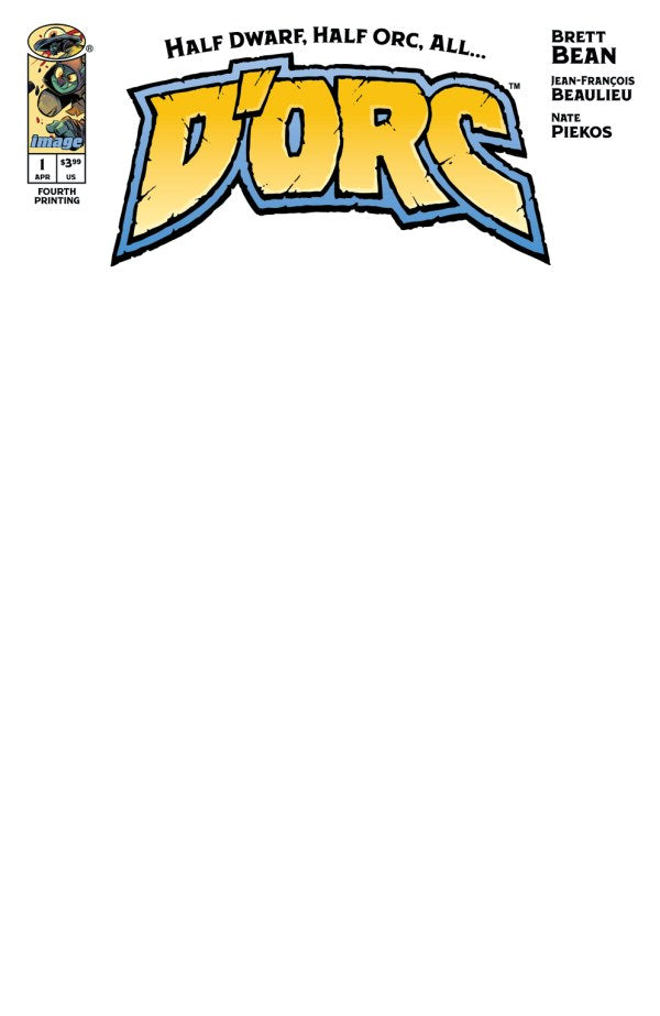 D'Orc #1 4th Printing Blank