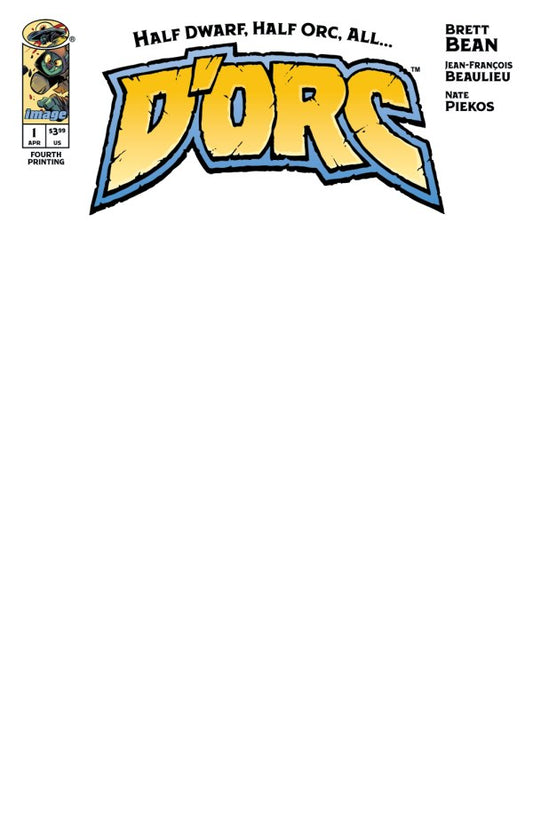 D'Orc #1 4th Printing Blank