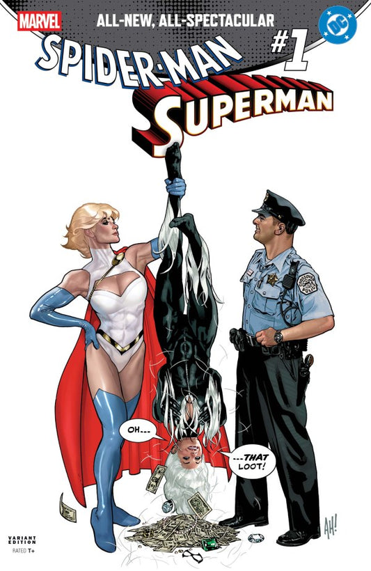 Marvel / DC: Spider-Man / Superman #1 Adam Hughes Variant