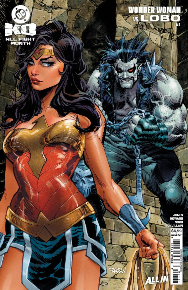 DC K.O.: Wonder Woman vs. Lobo #1 Cover B Dan Panosian Variant