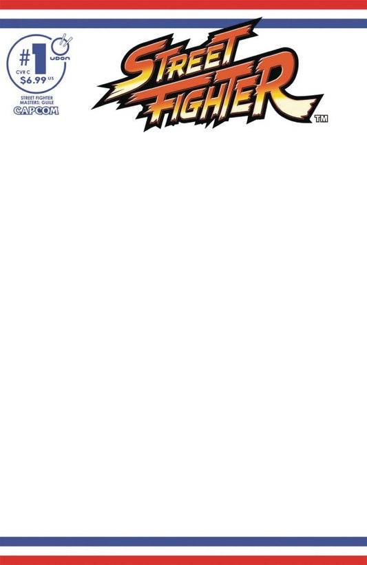 Street Fighter Masters: Guile #1 Cover C Blank Sketch Variant