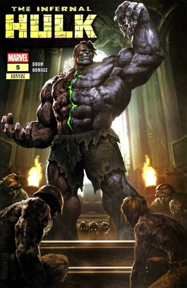 The Infernal Hulk #5 Skan Srisuwan Doom Homage Variant