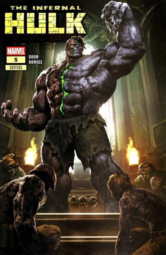 The Infernal Hulk #5 Skan Srisuwan Doom Homage Variant