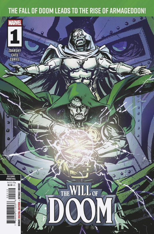 The Will of Doom #1 2nd Printing Sanford Greene
