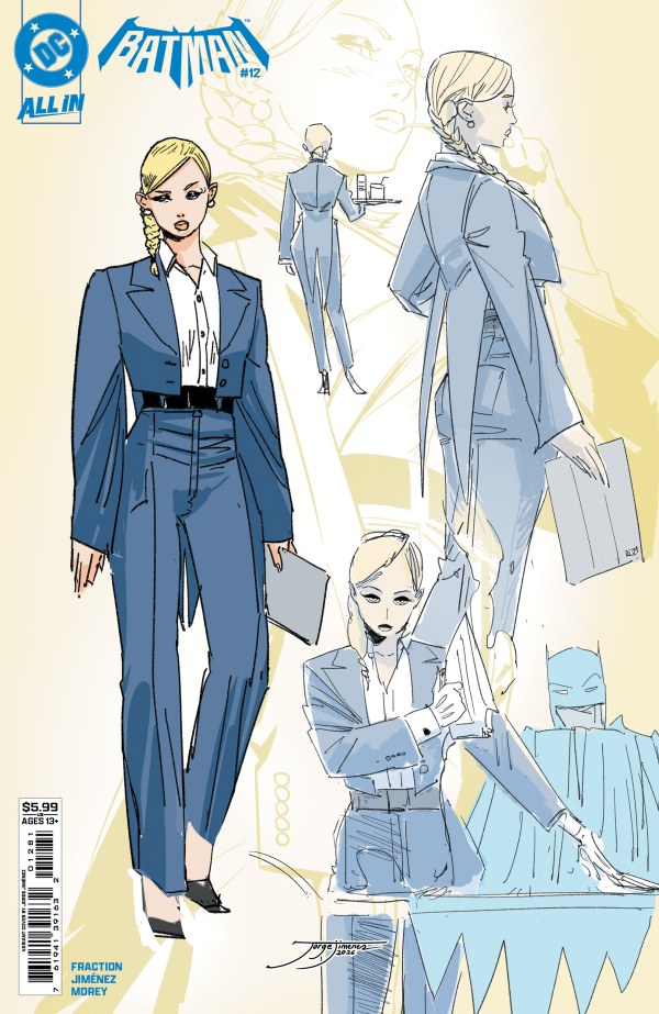 PRE ORDER: Batman #12 Cover G Jorge Jiménez Verity Pennyworth Design Variant