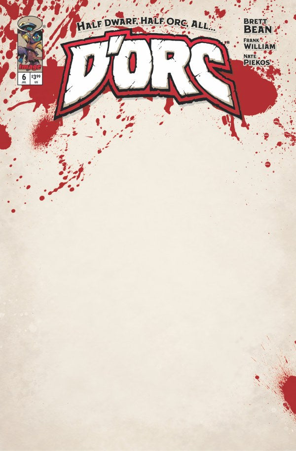 D'Orc #6 Cover E Blank Variant