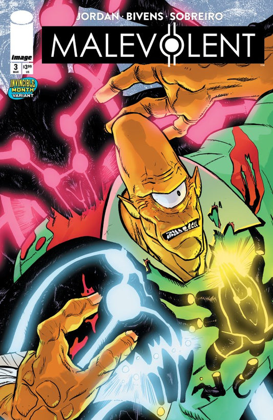 Malevolent #3 Cover B John Bivens Invincible Team-Up Variant