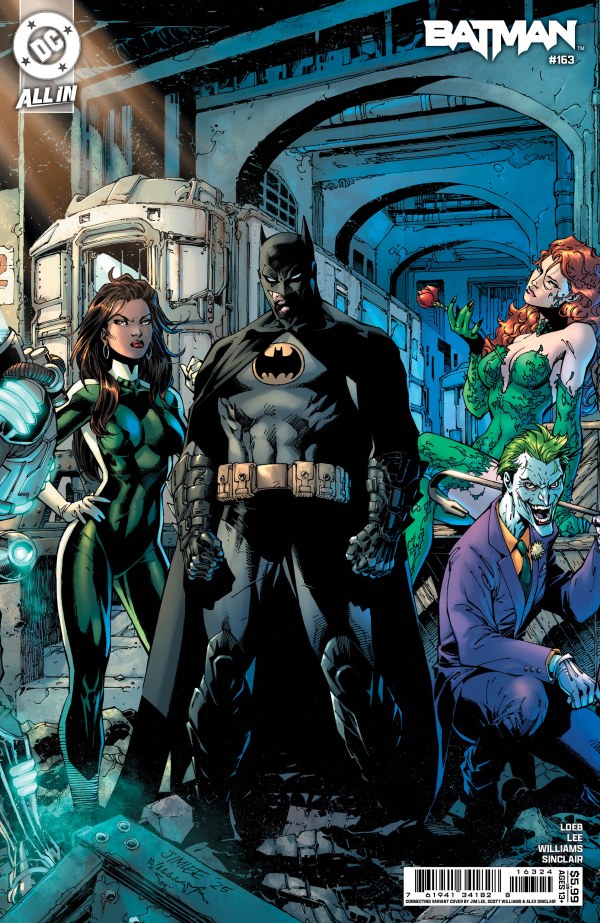 PRE ORDER: Batman #163 Cover B Jim Lee Batman Middle Alternate Color Connecting Variant