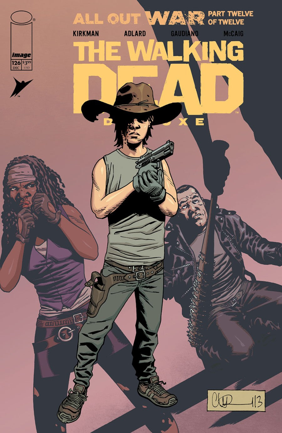 The Walking Dead Deluxe #126 Cover B Charlie Adlard Variant