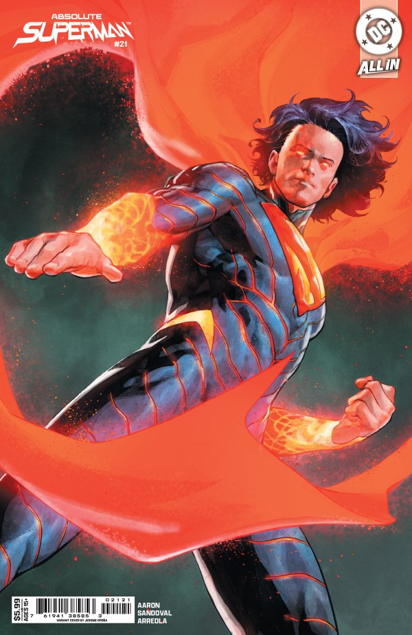 Absolute Superman #21 Cover B Jerome Opeña Variant