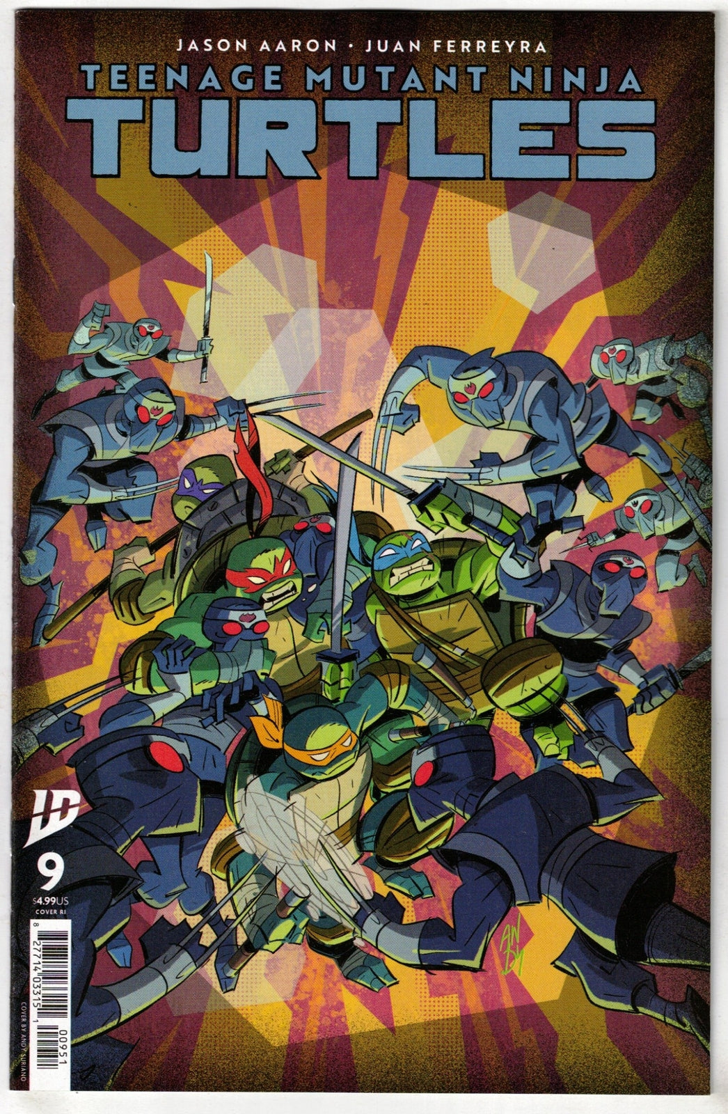 Teenage Mutant Ninja Turtles #9 1:25 Andy Suriano Variant